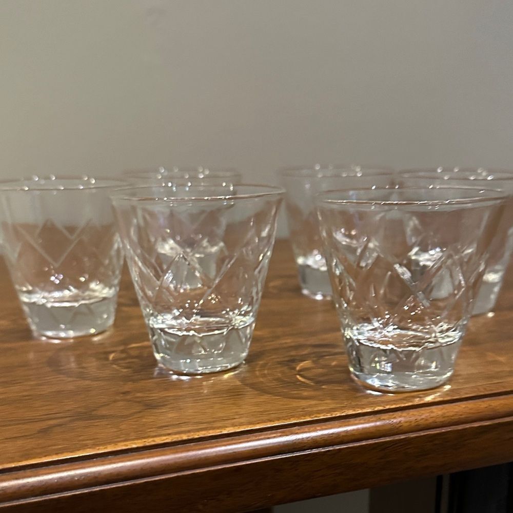 Glass Tumbler Set of six